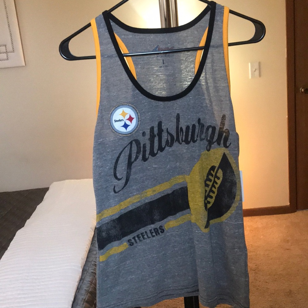 Pittsburgh Steelers Racerback tank top
